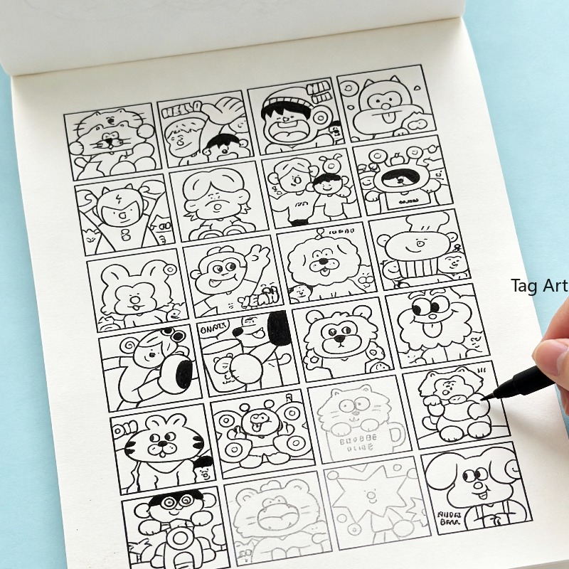 Food And Snacks Coloring Book - Libro illustrato per alleviare l'ansia, album