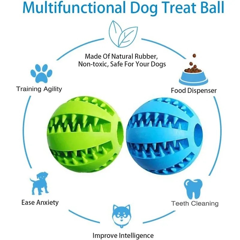 Food Snacks Distribution - 1 pz Giocattolo per Cani, Palla