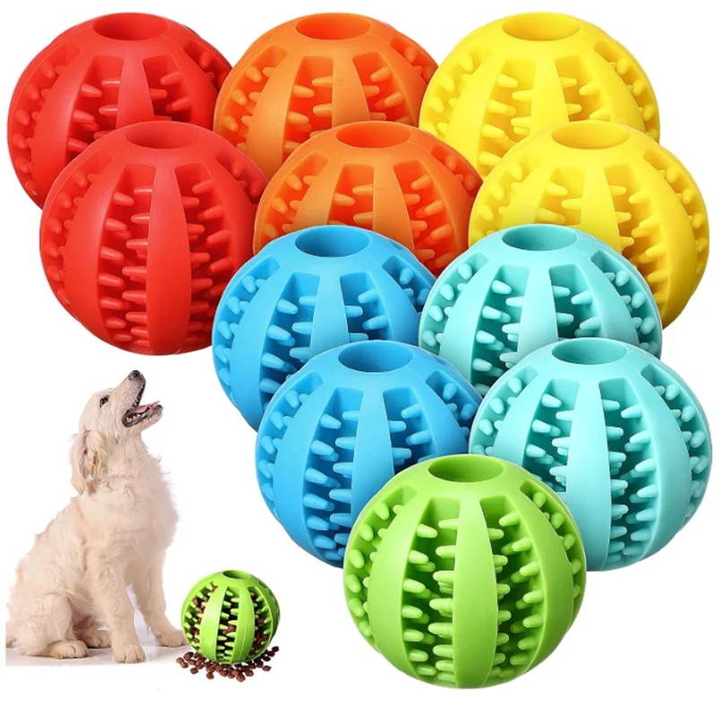 Food Snacks Distribution - 1-4 Pezzi Giocattolo per Cani, Palla