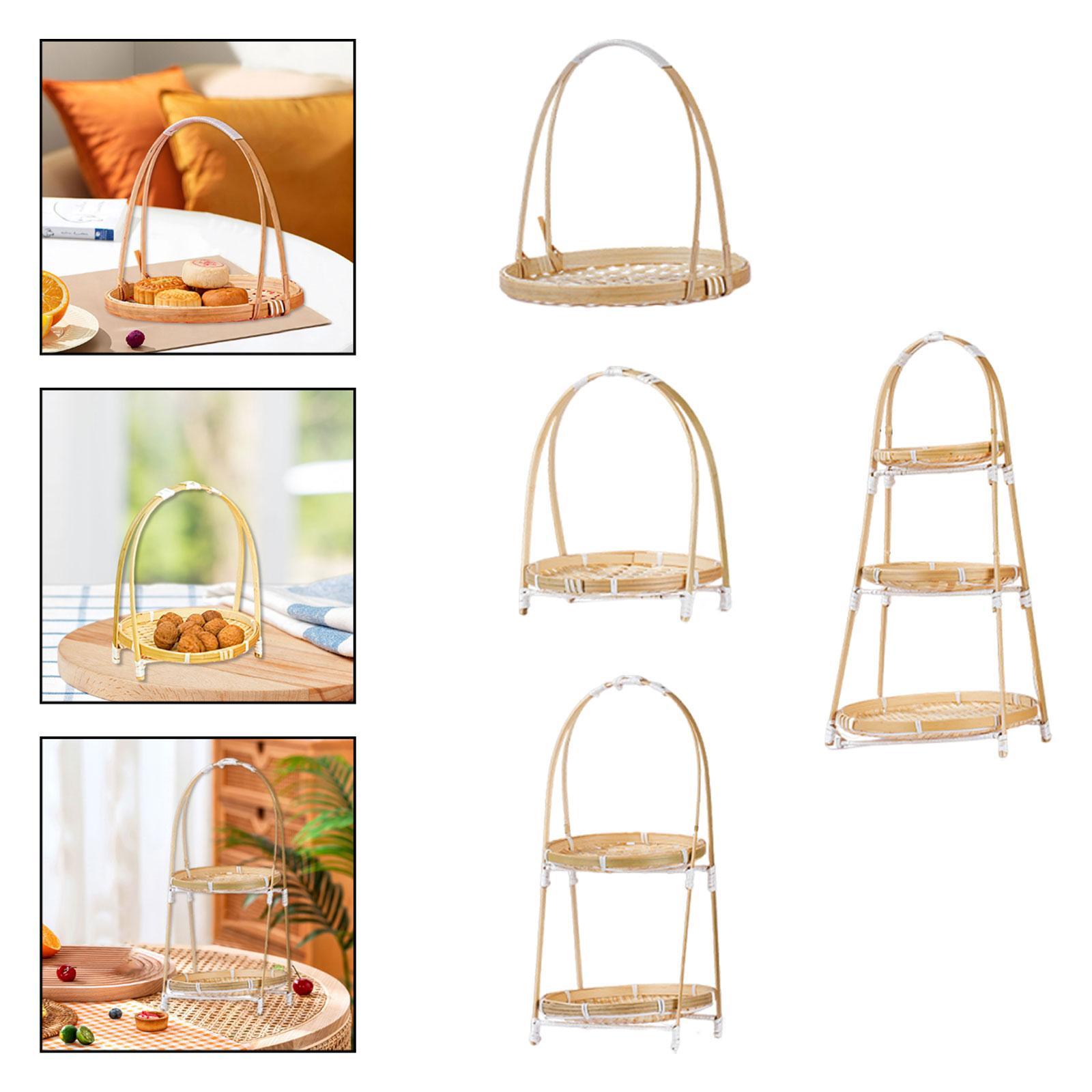 Snacks Food Gift Baskets - Organizzatore per Snack, Vassoio in Bambù