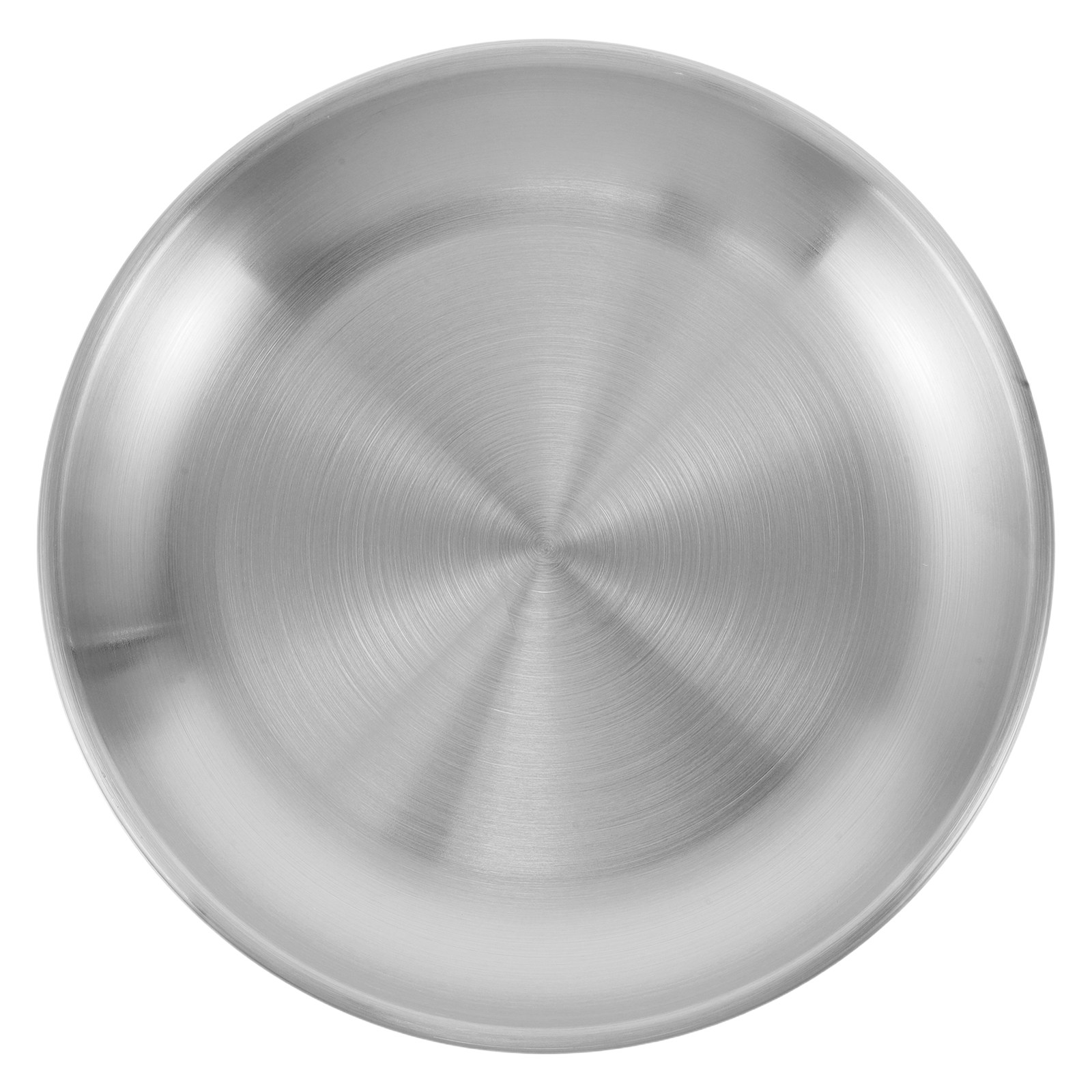 Food Snacks Distribution - Piatto Rotondo in Acciaio Inox 304,