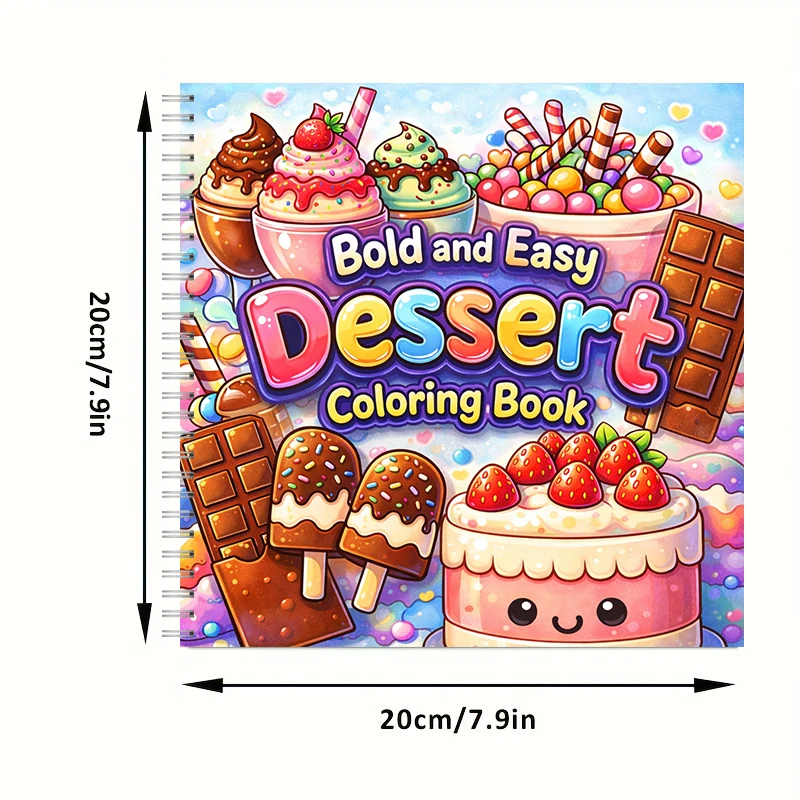 Libro da colorare con dolci fa - Food And Snacks Coloring Book recensione e prezzo