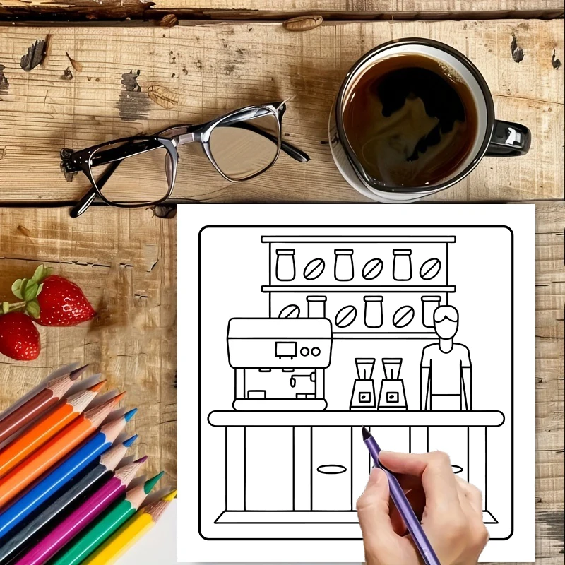 Libro da colorare per amanti d - Food And Snacks Coloring Book recensione e prezzo