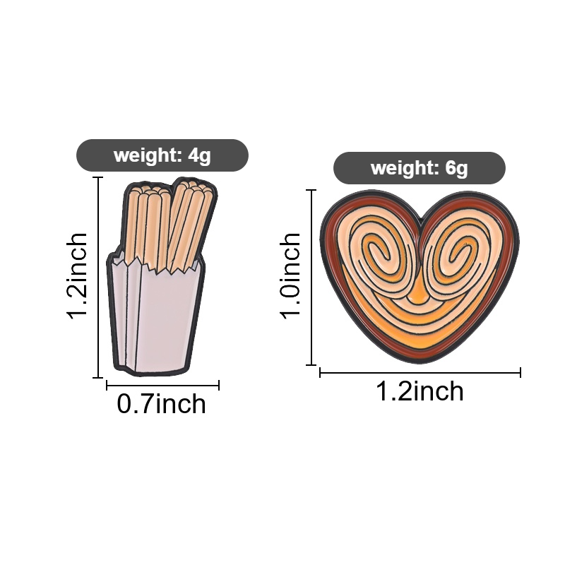 Divertente Spilla in Smalto a  - Zinc Food Snacks recensione e prezzo